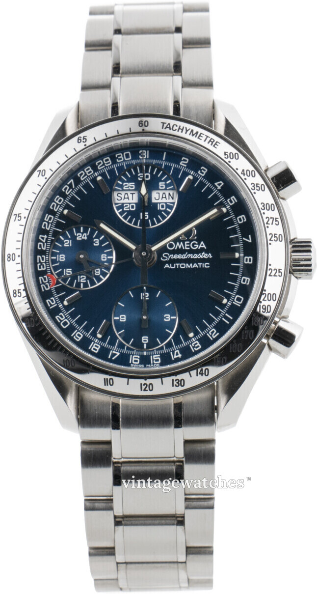 Seamaster 300 Pre Owned Omega Watch Omega Speedmaster Blå/Stål Ø39