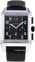 Jaeger LeCoultre Reverso Squadra Chronograph GMT Black 701868P